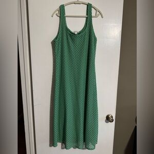 Ava & Viv Textured Green Maxi Dress